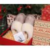imageKuaiLu Womens Fluff Dual Memory Foam Slippers Ladies Cozy Arch Support Warm Scuff Slippers Slip on Comfy Winter House Shoes with NonSlip Indoor Outdoor Hard SoleBeige