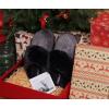imageKuaiLu Womens Fluff Dual Memory Foam Slippers Ladies Cozy Arch Support Warm Scuff Slippers Slip on Comfy Winter House Shoes with NonSlip Indoor Outdoor Hard SoleBlack