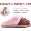 imageKuaiLu Womens Fluff Dual Memory Foam Slippers Ladies Cozy Arch Support Warm Scuff Slippers Slip on Comfy Winter House Shoes with NonSlip Indoor Outdoor Hard SolePink