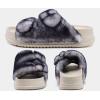 imageKuaiLu Womens Fluff Slippers Plantar Fasciitis Arch Support Platform Slippers Ladies Fashion Open Toe Faux Fur Sliders Womens House Slipper Size 612Husky Black