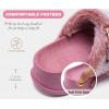 imageKuaiLu Womens Fluff Slippers Plantar Fasciitis Arch Support Platform Slippers Ladies Fashion Open Toe Faux Fur Sliders Womens House Slipper Size 612Lovely Pink