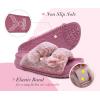 imageKuaiLu Womens Fluff Slippers Plantar Fasciitis Arch Support Platform Slippers Ladies Fashion Open Toe Faux Fur Sliders Womens House Slipper Size 612Lovely Pink