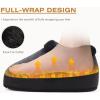 imageKuaiLu Womens House Platform Slippers Cozy Fuzzy Plush Knit Slipper Ladies Warm Fur Lined Winter Slip On Home Bedroom Thick Cushion Shoes Indoor Outdoor Hard SoleAll Black