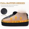 imageKuaiLu Womens House Platform Slippers Cozy Fuzzy Plush Knit Slipper Ladies Warm Fur Lined Winter Slip On Home Bedroom Thick Cushion Shoes Indoor Outdoor Hard SoleBlack