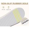 imageKuaiLu Womens House Platform Slippers Cozy Fuzzy Plush Knit Slipper Ladies Warm Fur Lined Winter Slip On Home Bedroom Thick Cushion Shoes Indoor Outdoor Hard SoleAll White