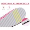 imageKuaiLu Womens House Platform Slippers Cozy Fuzzy Plush Knit Slipper Ladies Warm Fur Lined Winter Slip On Home Bedroom Thick Cushion Shoes Indoor Outdoor Hard SolePink
