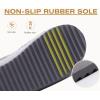 imageKuaiLu Womens House Platform Slippers Cozy Fuzzy Plush Knit Slipper Ladies Warm Fur Lined Winter Slip On Home Bedroom Thick Cushion Shoes Indoor Outdoor Hard SoleGrey