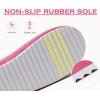 imageKuaiLu Womens House Platform Slippers Cozy Fuzzy Plush Knit Slipper Ladies Warm Fur Lined Winter Slip On Home Bedroom Thick Cushion Shoes Indoor Outdoor Hard SoleLight Pink