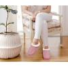 imageKuaiLu Womens House Platform Slippers Cozy Fuzzy Plush Knit Slipper Ladies Warm Fur Lined Winter Slip On Home Bedroom Thick Cushion Shoes Indoor Outdoor Hard SolePink