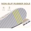 imageKuaiLu Womens House Platform Slippers Cozy Fuzzy Plush Knit Slipper Ladies Warm Fur Lined Winter Slip On Home Bedroom Thick Cushion Shoes Indoor Outdoor Hard SoleWhite