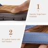 imageKuaiLu Womens NonSlip Casual Arch Support Flip Flops Comfortable Summer Beach Thong SandalsJeans Blue