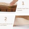 imageKuaiLu Womens NonSlip Casual Arch Support Flip Flops Comfortable Summer Beach Thong SandalsNude