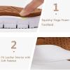 imageKuaiLu Womens NonSlip Casual Arch Support Flip Flops Comfortable Summer Beach Thong SandalsWhite Khaki