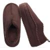 imageKuaiLu Mens Slippers Cozy Memory Foam House Slipper Shoes Warm Suede Winter Moccasins Slipon Boots Slippers For Man with Fuzzy Sherpa Lining ampamp IndoorOutdoor Hard Rubber SoleDark Brown