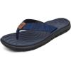 imageKuaiLu Womens NonSlip Casual Arch Support Flip Flops Comfortable Summer Beach Thong SandalsBlue