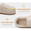 imageKuaiLu Womens Clog Slippers Cozy Suede Warm Plush Lined Arch Support Faux Fur House Ladies Bedroom Slippers Comfy Orthopedic Memory Foam Plantar Fasciitis Home Indoor Outdoor Shoes Beige US7