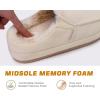 imageKuaiLu Womens Clog Slippers Cozy Suede Warm Plush Lined Arch Support Faux Fur House Ladies Bedroom Slippers Comfy Orthopedic Memory Foam Plantar Fasciitis Home Indoor Outdoor Shoes Beige US7