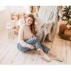imageKuaiLu Womens Clog Slippers Cozy Suede Warm Plush Lined Arch Support Faux Fur House Ladies Bedroom Slippers Comfy Orthopedic Memory Foam Plantar Fasciitis Home Indoor Outdoor Shoes Beige US7