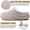 imageKuaiLu Womens Clog Slippers with Comfy Memory FoamBeigechoose One Size Up