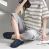 imageKuaiLu Womens Clog Slippers with Comfy Memory FoamBlue Plaidchoose One Size Up