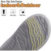 imageKuaiLu Womens Clog Slippers with Comfy Memory FoamGreychoose One Size Up