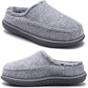 imageKuaiLu Womens Clog Slippers with Comfy Memory FoamGreychoose One Size Up
