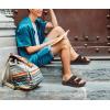 imageKuaiLu Mens Orthotic Sandals Athletic Thick Cushion Recovery Sport Slides Adjustable Strap Open Toe Walking Sandles With Comfortable Plantar Fasciitis Arch SupportBrown