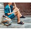 imageKuaiLu Mens Orthotic Sandals Athletic Thick Cushion Recovery Sport Slides Adjustable Strap Open Toe Walking Sandles With Comfortable Plantar Fasciitis Arch SupportNavy