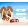 imageKuaiLu Flip Flops for Women with Arch Support Yoga Mat Comfortable Summer Beach Walking Thong Cushion Sandals Slip On Indoor OutdoorBeige Khaki