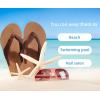 imageKuaiLu Flip Flops for Women with Arch Support Yoga Mat Comfortable Summer Beach Walking Thong Cushion Sandals Slip On Indoor OutdoorBrown Khaki