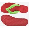 imageKuaiLu Flip Flops for Women with Arch Support Yoga Mat Comfortable Summer Beach Walking Thong Cushion Sandals Slip On Indoor OutdoorGreen Red
