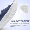 imageKuaiLu Mens Recovery Sandals Orthotic Thick Cushion Open Toe Sport Slides Reduces Stress on Feet With Comfortable Plantar Fasciitis Joints ampamp Back PostExerciseBlue White