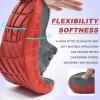 imageKuaiLu Mens Recovery Sandals Orthotic Thick Cushion Open Toe Sport Slides Reduces Stress on Feet With Comfortable Plantar Fasciitis Joints ampamp Back PostExerciseGrey Red