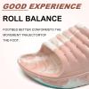 imageKuaiLu Mens Recovery Sandals Orthotic Thick Cushion Open Toe Sport Slides Reduces Stress on Feet With Comfortable Plantar Fasciitis Joints ampamp Back PostExercisePink White