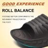 imageKuaiLu Mens Recovery Sandals Orthotic Thick Cushion Open Toe Sport Slides Reduces Stress on Feet With Comfortable Plantar Fasciitis Joints ampamp Back PostExerciseMocha