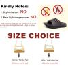 imageKuaiLu Mens Recovery Sandals Orthotic Thick Cushion Open Toe Sport Slides Reduces Stress on Feet With Comfortable Plantar Fasciitis Joints ampamp Back PostExerciseChestnut