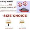 imageKuaiLu Mens Recovery Sandals Orthotic Thick Cushion Open Toe Sport Slides Reduces Stress on Feet With Comfortable Plantar Fasciitis Joints ampamp Back PostExerciseGrey Red