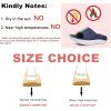 imageKuaiLu Mens Recovery Sandals Orthotic Thick Cushion Open Toe Sport Slides Reduces Stress on Feet With Comfortable Plantar Fasciitis Joints ampamp Back PostExerciseBlue White