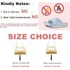 imageKuaiLu Mens Recovery Sandals Orthotic Thick Cushion Open Toe Sport Slides Reduces Stress on Feet With Comfortable Plantar Fasciitis Joints ampamp Back PostExerciseCfgbluish White