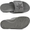 imageKuaiLu Mens Slides Soft Cushion Sport Sandals with Plantar Fasciitis Arch Support Adjustable Open Toe Summer Slippers Slip on Indoor Outdoor Size 715Grey