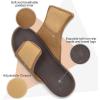 imageKuaiLu Mens Slides Soft Cushion Sport Sandals with Plantar Fasciitis Arch Support Adjustable Open Toe Summer Slippers Slip on Indoor Outdoor Size 715Khaki Brown