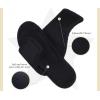 imageKuaiLu Mens Slides Soft Cushion Sport Sandals with Plantar Fasciitis Arch Support Adjustable Open Toe Summer Slippers Slip on Indoor Outdoor Size 715Plush Black