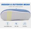 imageKuaiLu Womens Clog Slippers Cozy Suede Warm Plush Lined Arch Support Faux Fur House Ladies Bedroom Slippers Comfy Orthopedic Memory Foam Plantar Fasciitis Home Indoor Outdoor Shoes Blue US85