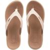 imageKuaiLu Womens Flip Flops Ladies Yoga Mat Comfortable Walking Thong Sandals With Plantar Fasciitis Arch Support Slip On Indoor Outdoor For SummerBeige White