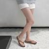 imageKuaiLu Womens Flip Flops Ladies Yoga Mat Comfortable Walking Thong Sandals With Plantar Fasciitis Arch Support Slip On Indoor Outdoor For SummerCoffee Brown