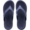 imageKuaiLu Womens Flip Flops Ladies Yoga Mat Comfortable Walking Thong Sandals With Plantar Fasciitis Arch Support Slip On Indoor Outdoor For SummerDark Blue
