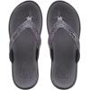 imageKuaiLu Womens Flip Flops Ladies Yoga Mat Comfortable Walking Thong Sandals With Plantar Fasciitis Arch Support Slip On Indoor Outdoor For SummerElegant Grey