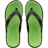 imageKuaiLu Womens Flip Flops Ladies Yoga Mat Comfortable Walking Thong Sandals With Plantar Fasciitis Arch Support Slip On Indoor Outdoor For SummerGreen Black