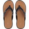 imageKuaiLu Womens Flip Flops Ladies Yoga Mat Comfortable Walking Thong Sandals With Plantar Fasciitis Arch Support Slip On Indoor Outdoor For SummerKhaki Black