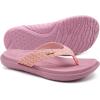 imageKuaiLu Womens Flip Flops Ladies Yoga Mat Comfortable Walking Thong Sandals With Plantar Fasciitis Arch Support Slip On Indoor Outdoor For SummerLovely Pink
